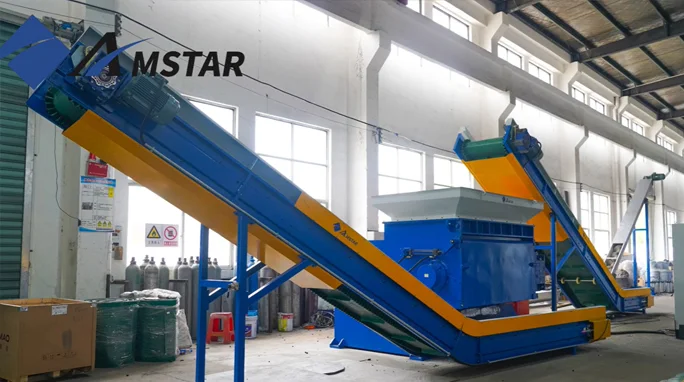 Heavy-Duty Single Shaft Shredder for Recycling